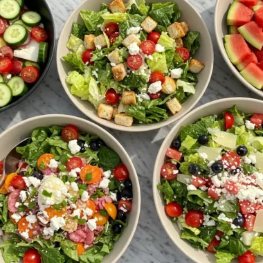 Fresh Summer Salads – A Variety of Vibrant, Colorful Dishes