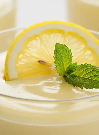 Lemon Posset in a Glass Cup – Tangy and Creamy Dessert