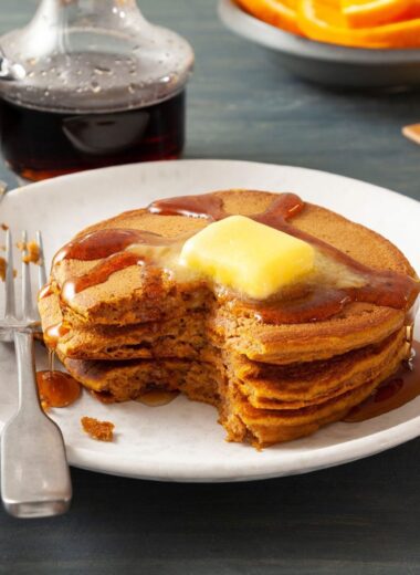 25 Pumpkin Breakfast Recipes Pumpkin Pancakes FT23 82264 JR 1011 7 FT Bin Recipes