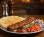 Turkish Adana Kebab with Flatbread