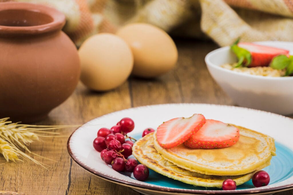 Low Sugar Pancake Recipes for Kids: Delicious, Nutritious, and Guilt-Free Breakfasts 1 Bin Recipes breakfast with pancakes strawberries Bin Recipes
