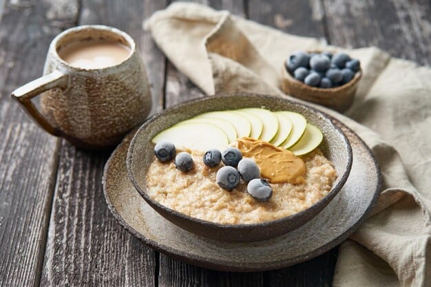 Quick Vegan Breakfast Ideas with Oats: Your Ultimate Guide to Energizing Mornings 1 Bin Recipes high angle view breakfast served table 1048944 29674402 Bin Recipes