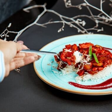 vegetables tomato sauce with rice 140725 4320 Bin Recipes