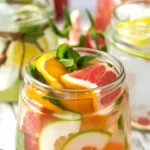 Recipe for Original Fat Flush Water with cranberry juice and water for weight loss