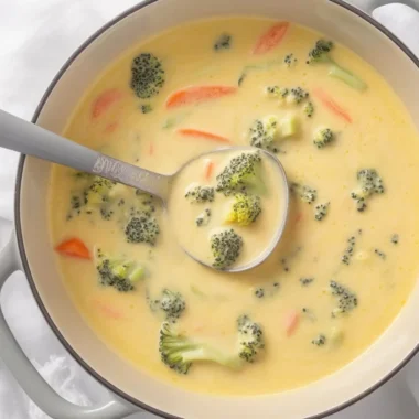 Healthy broccoli soup for weight loss, low calorie and easy recipe made with fresh ingredients.